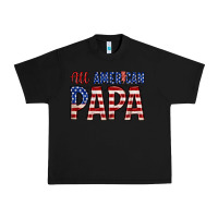 Black all American papa Urban Heavy Tee - Zillion Design Studio