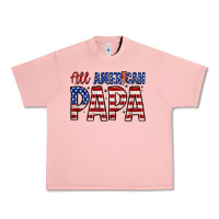 Salmon all American papa Urban Heavy Tee - Zillion Design Studio