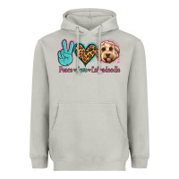 Moon Dust peace love labradoodle Heavyweight Hoodie - Jasminsmagicworld