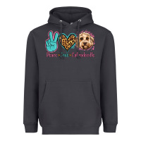 Smoke peace love labradoodle Heavyweight Hoodie - Jasminsmagicworld
