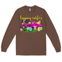 Chestnut happy easter truck with farm animal Long Sleeve Tee - Neo Western