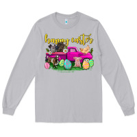 Moon Dust happy easter truck with farm animal Long Sleeve Tee - Neo Western