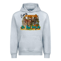 Heather Grey Fall Cutest Pumpkin In The Patch Deer Urban Hoodie - LillyAllenDesigns