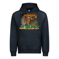 Navy Fall Cutest Pumpkin In The Patch Deer Urban Hoodie - LillyAllenDesigns