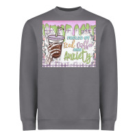 Storm fueled by iced coffee and anxiety Heavyweight Sweatshirt - MaliasSmallBusiness
