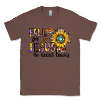 Chestnut fall for jesus he never leaves Classic Tee - CowhideDigitalArt