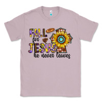 Lilac fall for jesus he never leaves Classic Tee - CowhideDigitalArt