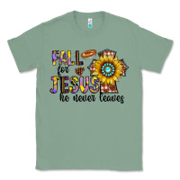 Sage fall for jesus he never leaves Classic Tee - CowhideDigitalArt