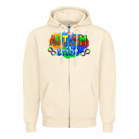 Sandshell autısm tribe Zipper Hoodie - AdoDesignShop