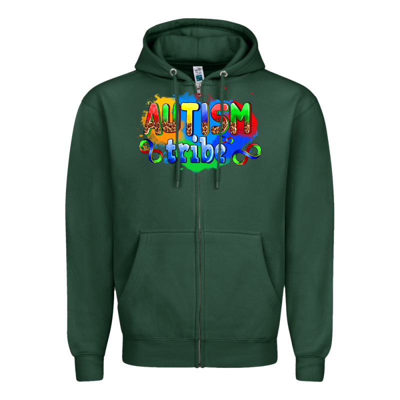 Autısm Tribe Zipper Hoodie by AdoDesignShop | Teevron