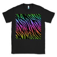Black zebra glitter seamless pattern Classic Tee - BundleAndBundleShop