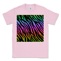 Bubblegum Pink zebra glitter seamless pattern Classic Tee - BundleAndBundleShop