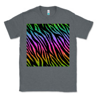 Charcoal Heather zebra glitter seamless pattern Classic Tee - BundleAndBundleShop
