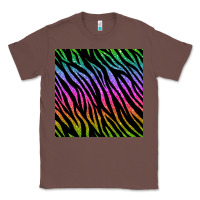 Chestnut zebra glitter seamless pattern Classic Tee - BundleAndBundleShop