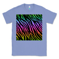 Colony Blue zebra glitter seamless pattern Classic Tee - BundleAndBundleShop
