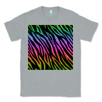 Heather Grey zebra glitter seamless pattern Classic Tee - BundleAndBundleShop
