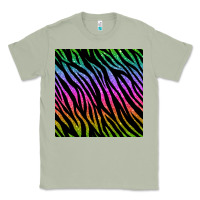 Matcha zebra glitter seamless pattern Classic Tee - BundleAndBundleShop