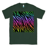 Sports Green zebra glitter seamless pattern Classic Tee - BundleAndBundleShop
