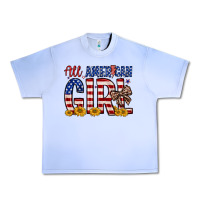 Grape Ice all american girl Urban Heavy Tee - Zillion Design Studio
