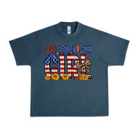 Midnight Navy all american girl Urban Heavy Tee - Zillion Design Studio