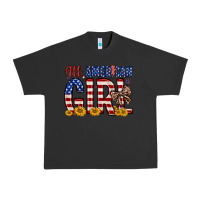 Pigment Black all american girl Urban Heavy Tee - Zillion Design Studio