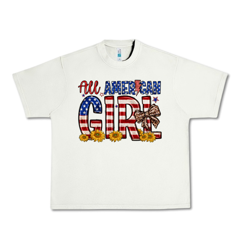 All American Girl Urban Heavy Tee by Zillion Design Studio | Teevron