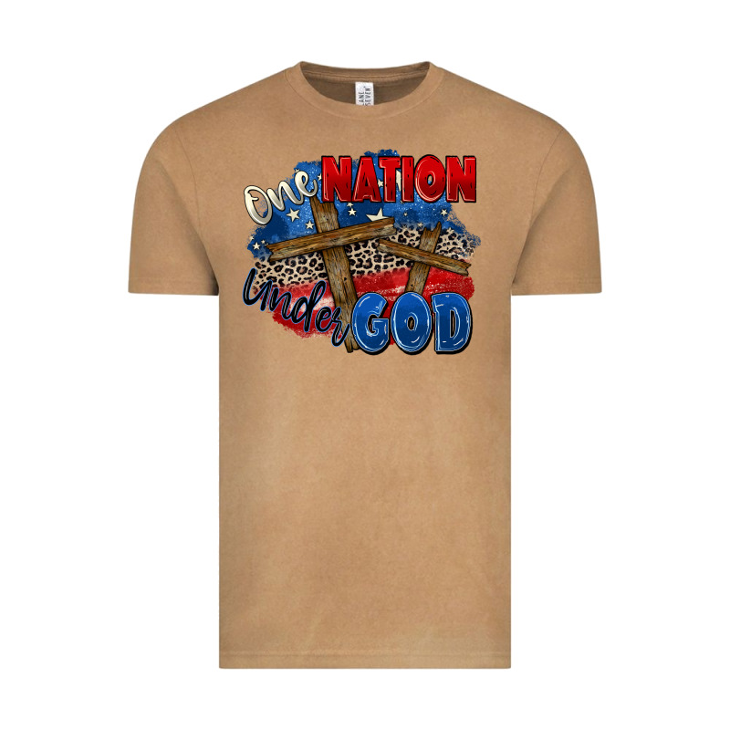 One Nation Under God Vintage Tee by Zillion Design Studio | Teevron