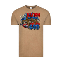 Vintage Coffee one nation under god Vintage Tee - Zillion Design Studio
