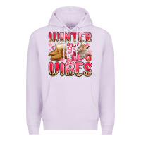 Lilac pink winter vibes Premium Hoodie - MaliasSmallBusiness