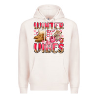 Pale Pink pink winter vibes Premium Hoodie - MaliasSmallBusiness