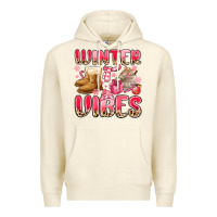 Sandshell pink winter vibes Premium Hoodie - MaliasSmallBusiness