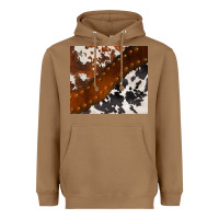 Toasted Coconut cowhide leather Heavyweight Hoodie - BarkalooDesign