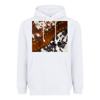 White cowhide leather Heavyweight Hoodie - BarkalooDesign