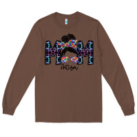 Chestnut mom autism Long Sleeve Tee - SublimationCraftShop