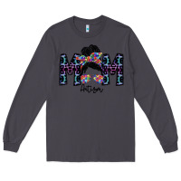 Smoke mom autism Long Sleeve Tee - SublimationCraftShop