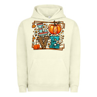 Pigment Pistachio Fall Autumn Leopard Love Pumpkin Urban Hoodie - LillyAllenDesigns