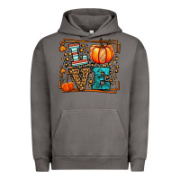Pigment Tornado Fall Autumn Leopard Love Pumpkin Urban Hoodie - LillyAllenDesigns