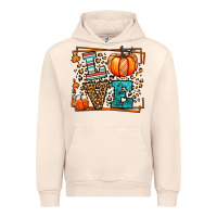 Sandshell Fall Autumn Leopard Love Pumpkin Urban Hoodie - LillyAllenDesigns