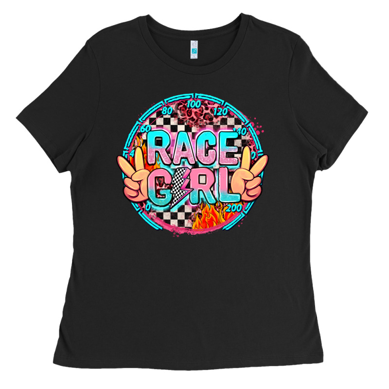 Race Girl Ladies Tee by AdoDesignShop | Teevron