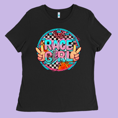 Race Girl Ladies Tee Designed By Adodesignshop