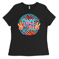 Black race girl Ladies Tee - AdoDesignShop