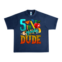 Navy 5th grade dude Urban Heavy Tee - texasbilliewilder