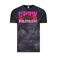 Cloud Black mommy is valentine Vintage Tee - texasbilliewilder