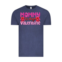 Vintage Denim mommy is valentine Vintage Tee - texasbilliewilder