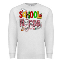 Oatmeal Heather School Nurse Premium Sweatshirt - LillyAllenDesigns