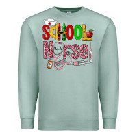 Seafoam School Nurse Premium Sweatshirt - LillyAllenDesigns