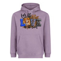 Lavender For The Love Of The Lions Heavyweight Hoodie - LillyAllenDesigns