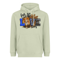 Matcha For The Love Of The Lions Heavyweight Hoodie - LillyAllenDesigns