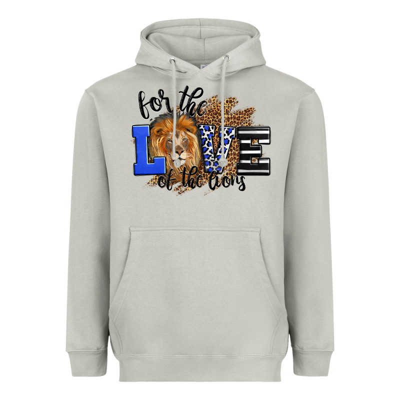 For The Love Of The Lions Heavyweight Hoodie by LillyAllenDesigns | Teevron