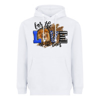 White For The Love Of The Lions Heavyweight Hoodie - LillyAllenDesigns